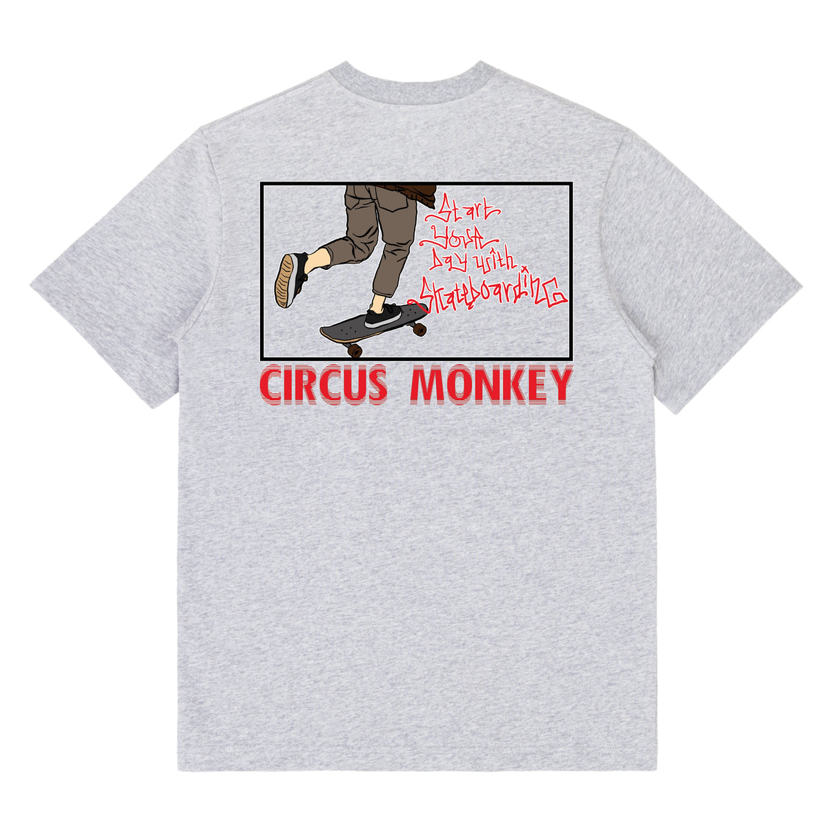 The CM Skateboarding Day Front & Back Print Tee