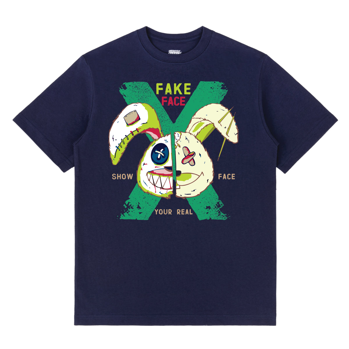 The Fake Face 印花 T 恤