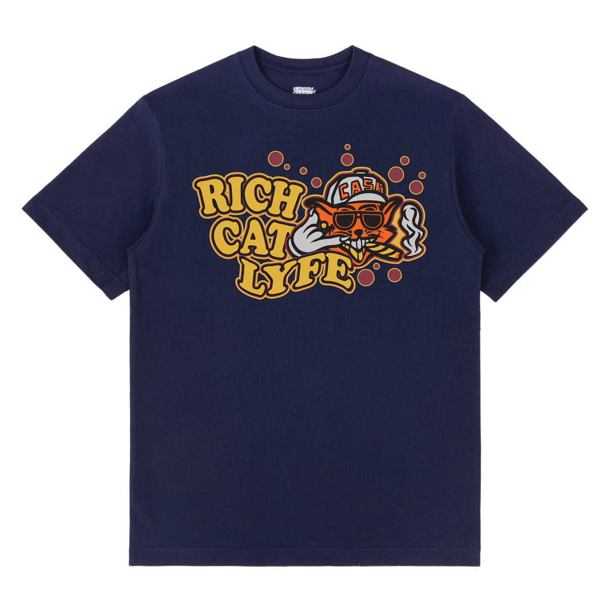 The Rich Cat's Life 印花 T 恤