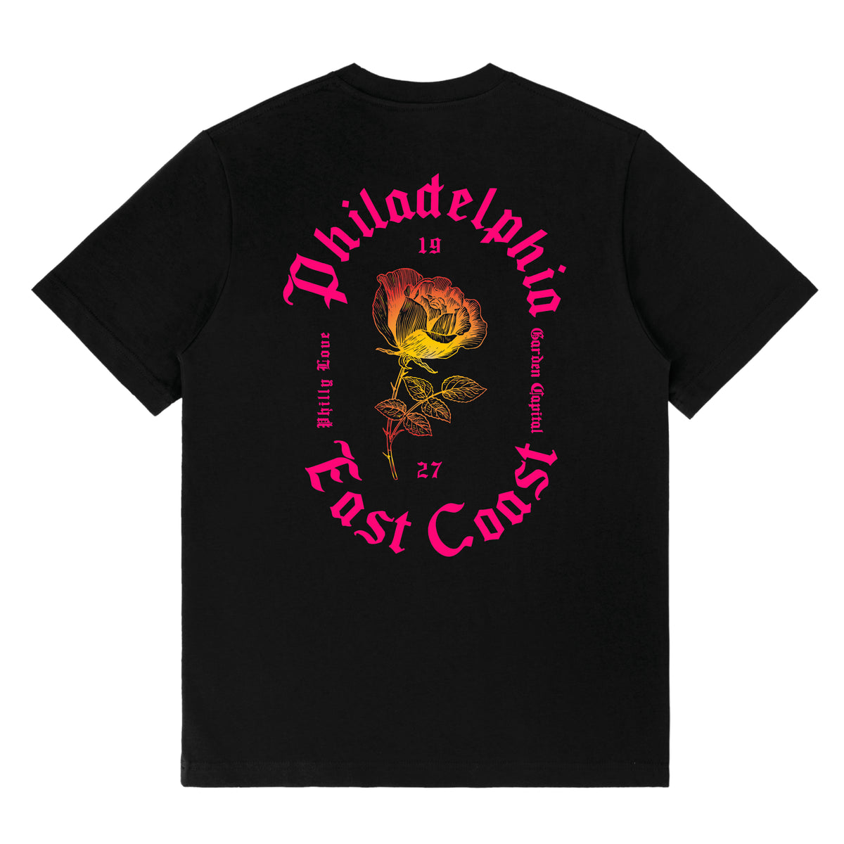 The East Cost Paradise Front & Back Print Tee