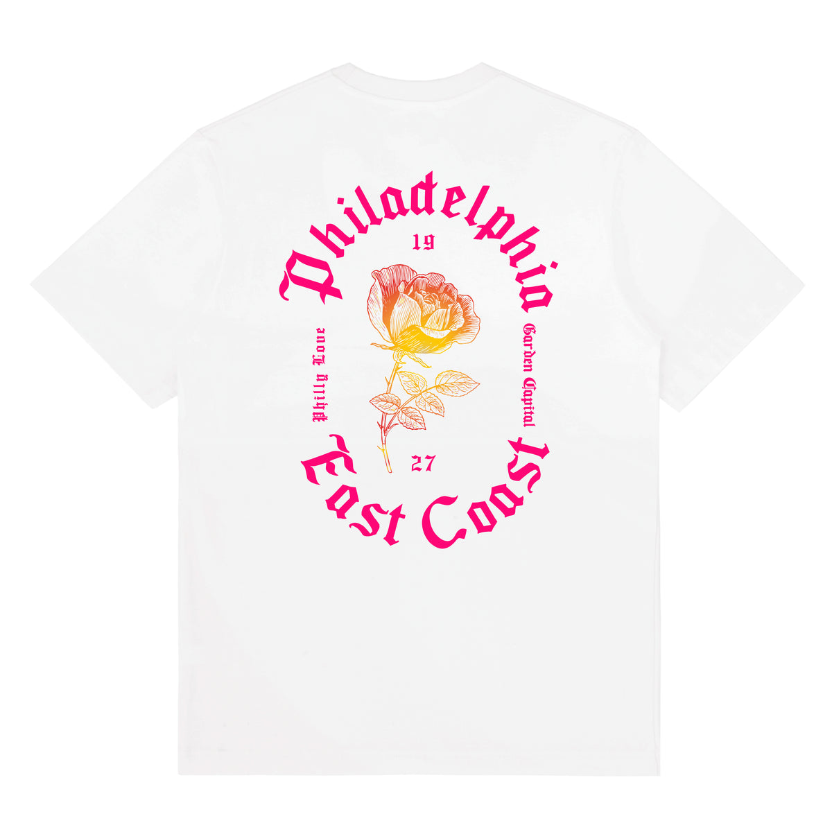 The East Cost Paradise Front & Back Print Tee