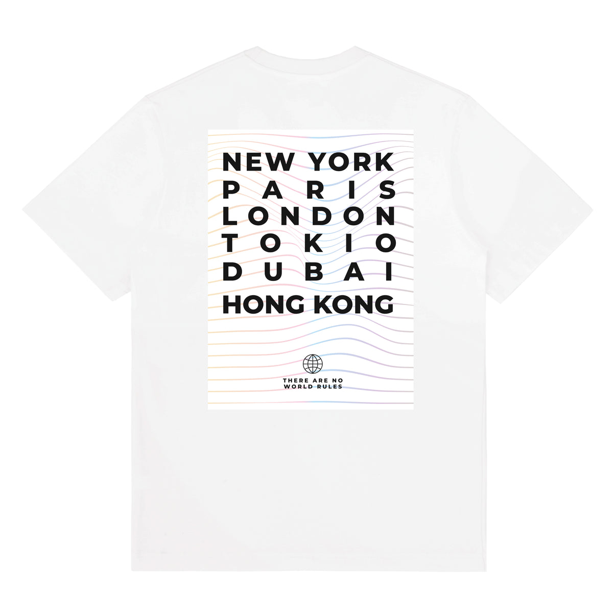 No Rules Rules Front & Back Print Tee