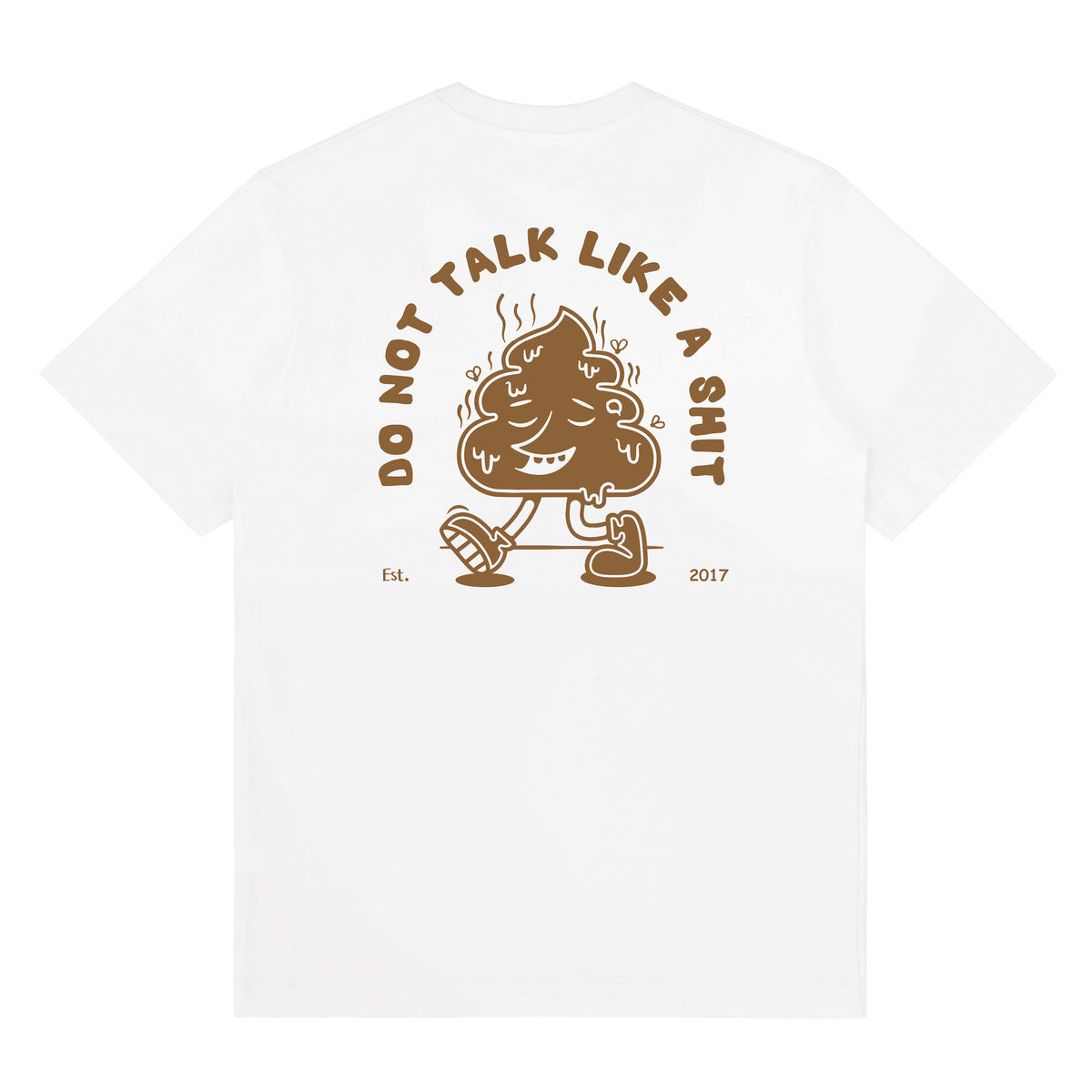 No Talking Sh*t Front & Back Print Tee