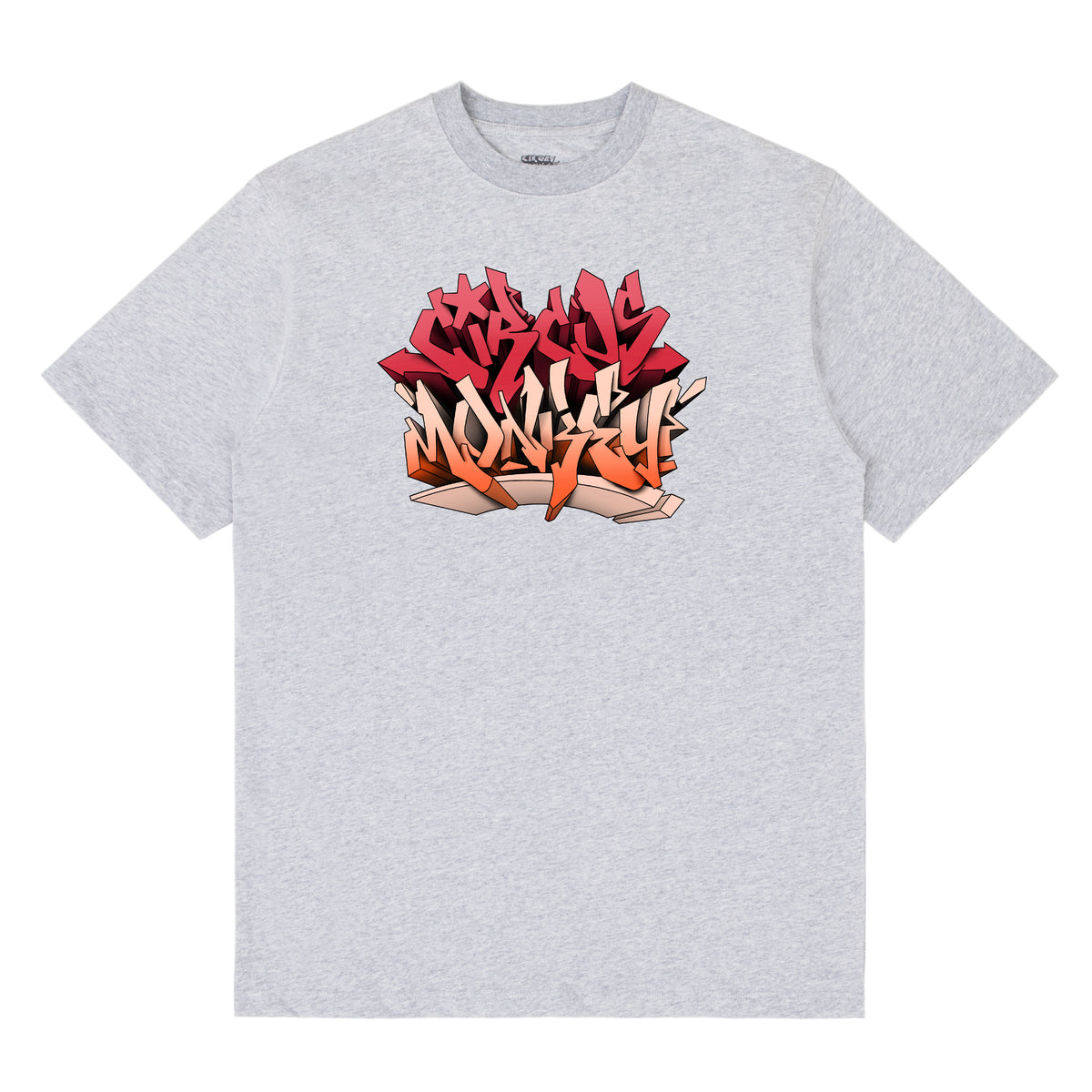 Circus Monkey with Urban Graffiti Typography Tee #1