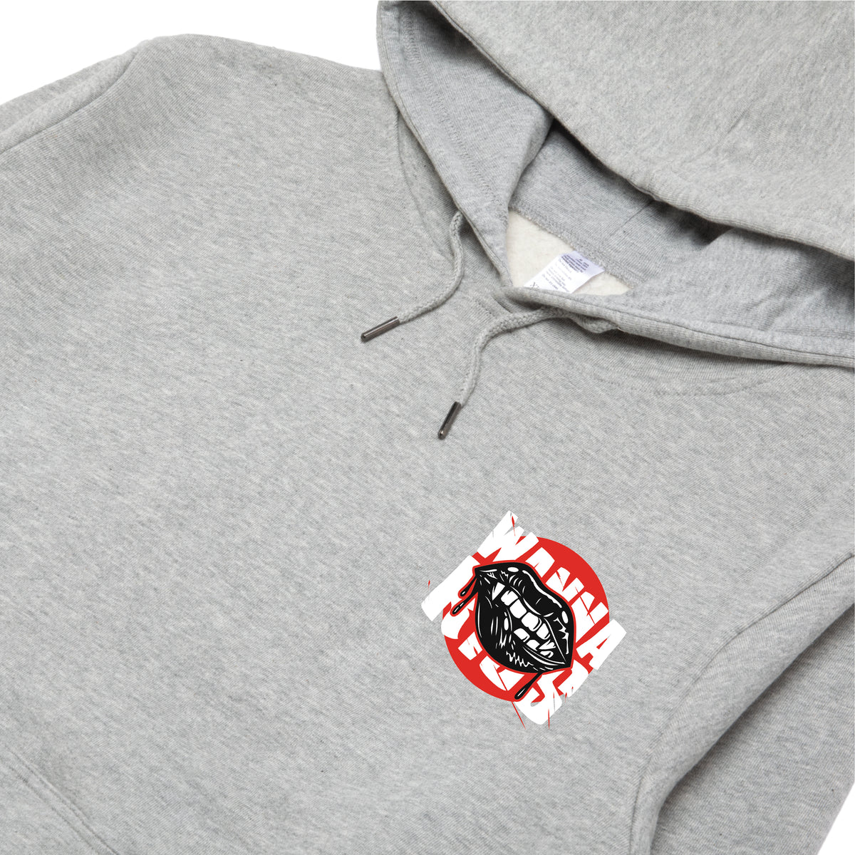 Wanna Kiss Logo Hoodie - Unisex