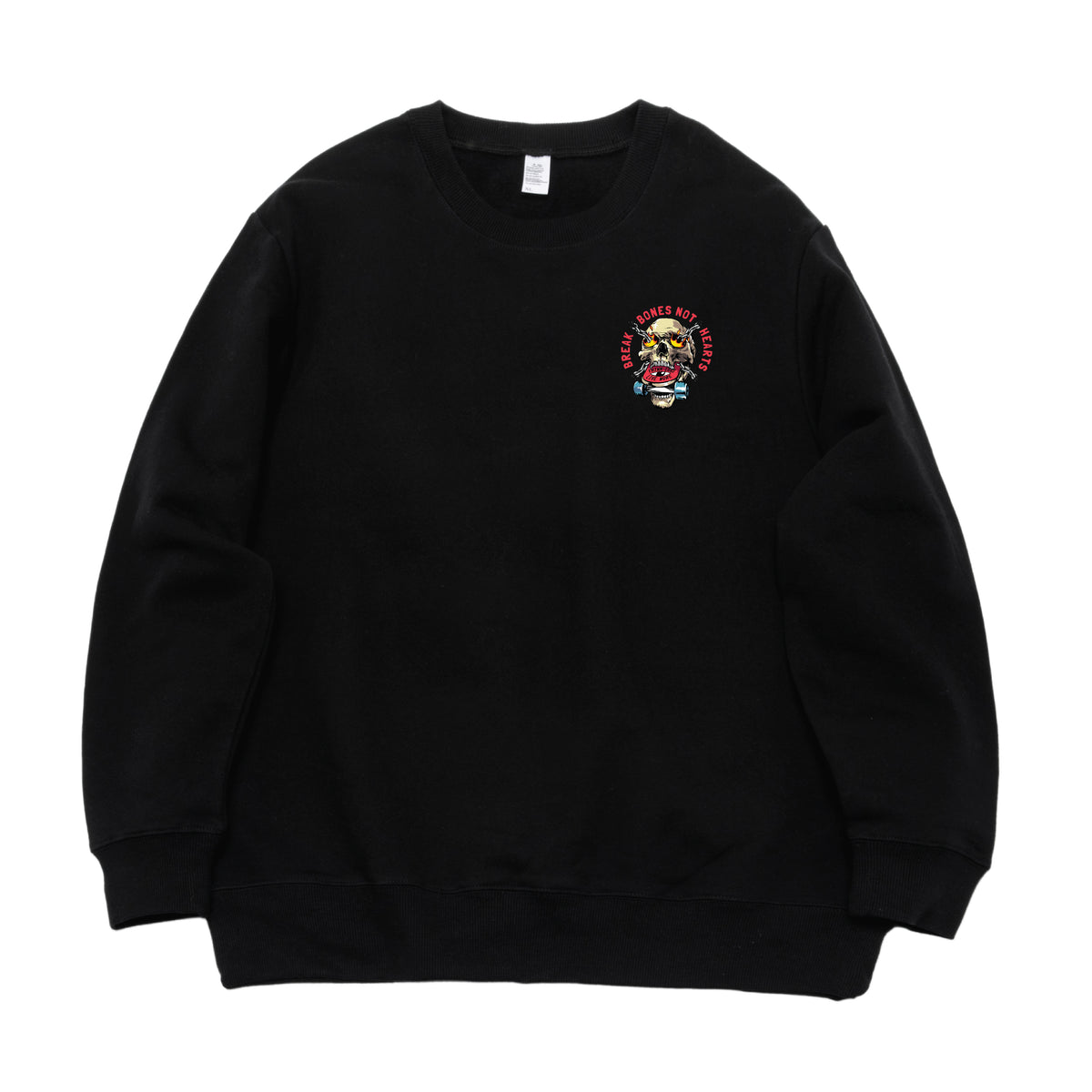 Break Bones Not Hearts Logo 圓領衞衣 - 男女通用
