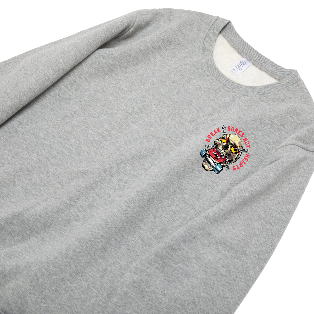 Break Bones Not Hearts Logo 圓領衞衣 - 男女通用