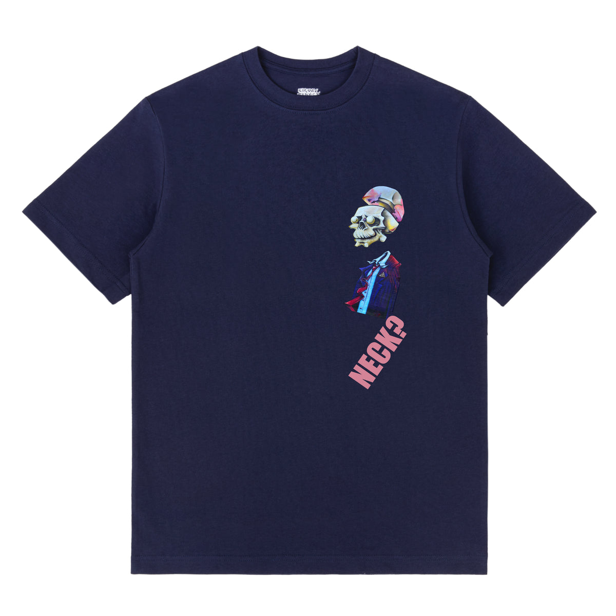 The Neckless Skull 印花 T 恤