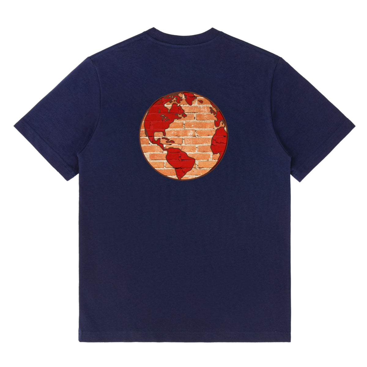 Paint Around the World Front & Back Print Tee