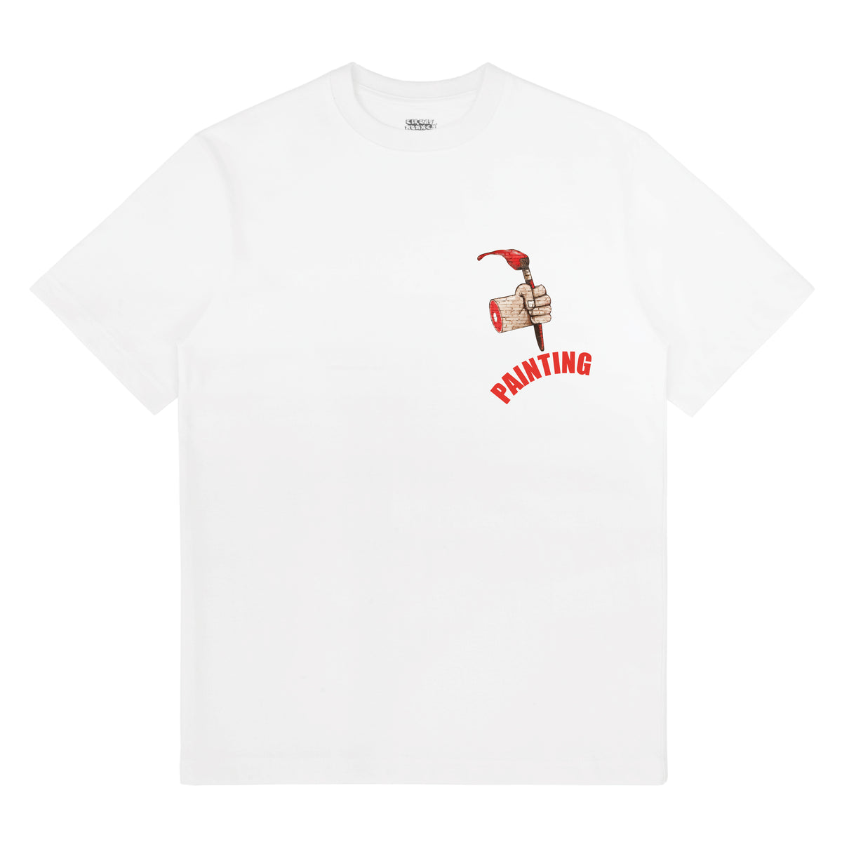 Paint Around the World Front & Back Print Tee